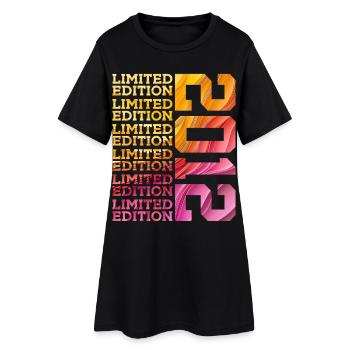 ÉDITION LIMITÉE 2012 14 ANS 14E ANNIVERSAIRE - Robe T-shirt Femme - noir - Devant