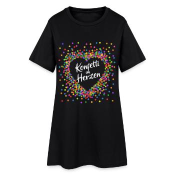 Confetti in the Heart - Carnaval en costume de sang - Robe T-shirt Femme - noir - Devant