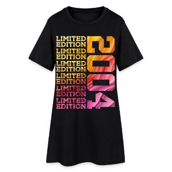 LIMITED EDITION 2004 22 YEARS 22ND BIRTHDAY - Women’s T-Shirt Dress - black - Front