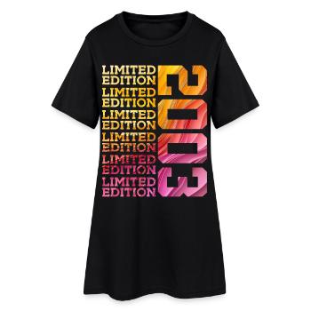 LIMITED EDITION 2003 23 YEARS 23RD BIRTHDAY - Women’s T-Shirt Dress - black - Front