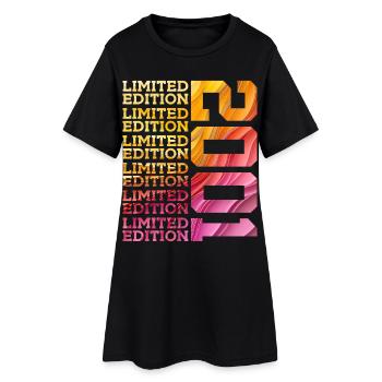 ÉDITION LIMITÉE 2001 25 ANS 25E ANNIVERSAIRE - Robe T-shirt Femme - noir - Devant