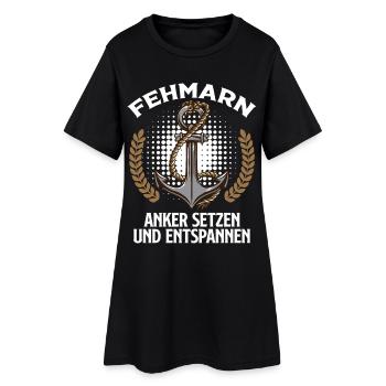 INSTALLATION DE L’ANCRE DE FEHMARN ET DÉTENTE Plaisir - Robe T-shirt Femme - noir - Devant