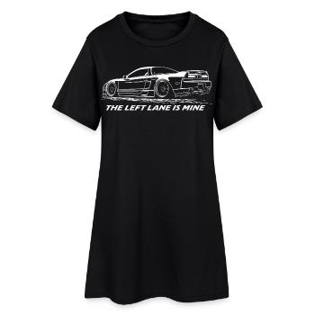 La voie de gauche se trouve le tee de Mine Racing Car - Robe T-shirt Femme - noir - Devant
