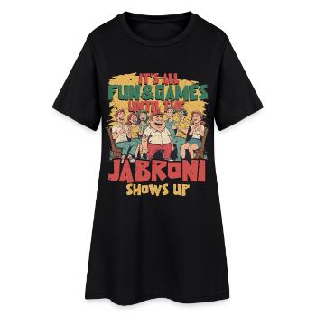 Jabroni - Robe T-shirt Femme - noir - Devant