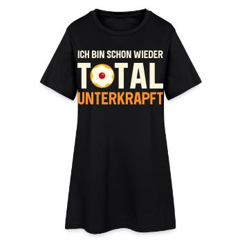 Total Unterkraft Fasching Kölsch Outfit Women - Women’s T-Shirt Dress - black - Front