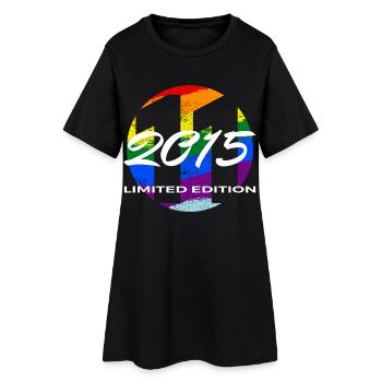 Cadeau garçons et filles pour le 11e anniversaire 2015 - Robe T-shirt Femme - noir - Devant