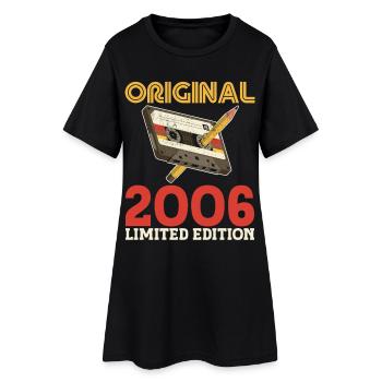 2006 20th Anniversary 20 Years Original Vintage - Women’s T-Shirt Dress - black - Front