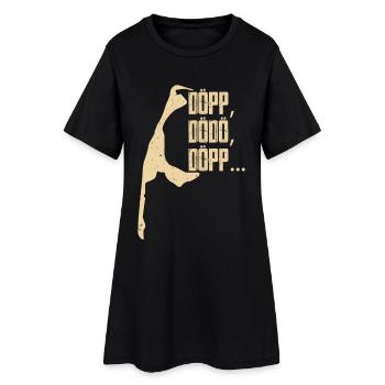 Île de Sylt DÖPP DODO DÖPP Wadden Mer Drôle - Robe T-shirt Femme - noir - Devant
