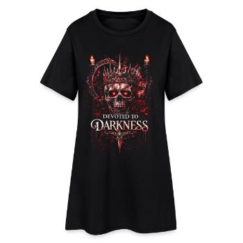 Romance sombre Booktok Dédié aux ténèbres - Robe T-shirt Femme - noir - Devant