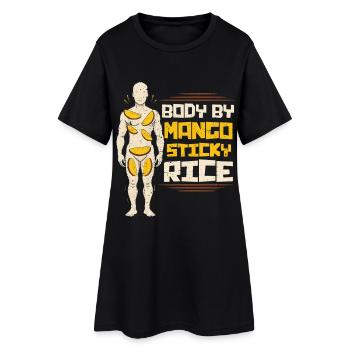 Mango Sticky Rice - Women’s T-Shirt Dress - black - Front