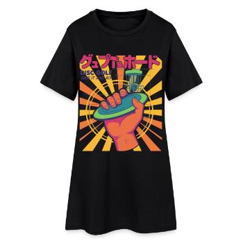 Disc Golf Grippe-le et Rip It Flying Disc Fun - Robe T-shirt Femme - noir - Devant