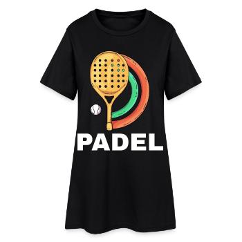 Je peux pas j ai padel - Robe T-shirt Femme - noir - Devant