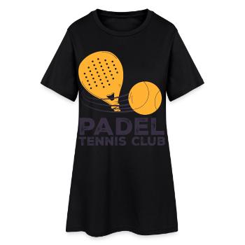 Je peux pas j ai padel - Robe T-shirt Femme - noir - Devant