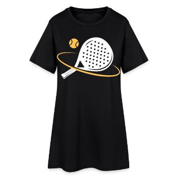 Je peux pas j ai padel - Robe T-shirt Femme - noir - Devant