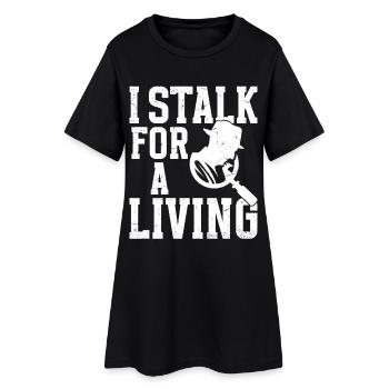Observation d’équipement d’enquêteur privé - Robe T-shirt Femme - noir - Devant