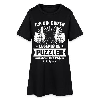 Puzzler Legend - Robe T-shirt Femme - noir - Devant
