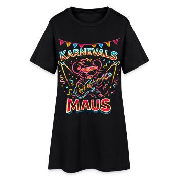 Orchestre de Rock de la Souris de Carnaval pour Cologne Alaaf - Robe T-shirt Femme - noir - Devant