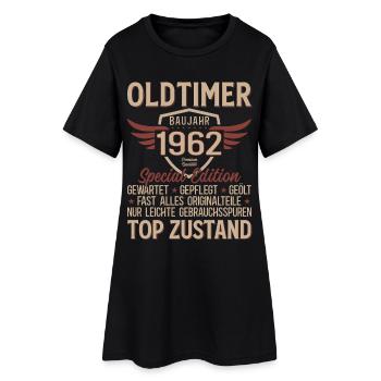 T-shirt pour ses 64 ans – Vintage 1962 Vintage Rétro - Robe T-shirt Femme - noir - Devant