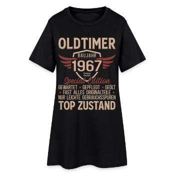 Chemise du 59e anniversaire – Vintage 1967 Vintage Rétro - Robe T-shirt Femme - noir - Devant