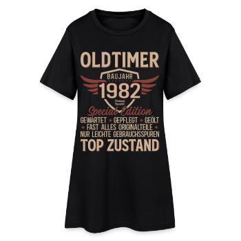 T-shirt pour le 44e anniversaire – Vintage 1982 Vintage Rétro - Robe T-shirt Femme - noir - Devant