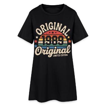 1989 Vintage Limited Edition Gift 1989 - Women’s T-Shirt Dress - black - Front
