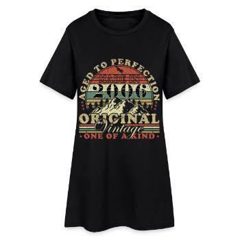 Made In 2006 Limited Edition - Women’s T-Shirt Dress - black - Front