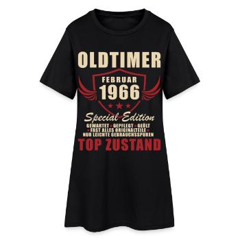 February 1966 - February 1966 Gift - Women’s T-Shirt Dress - black - Front