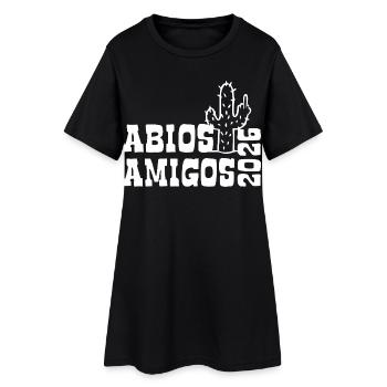 Abios Amigos 2026 - Abitur - Kaktus Geschenk - Frauen T-Shirt-Kleid - Schwarz - Vorne
