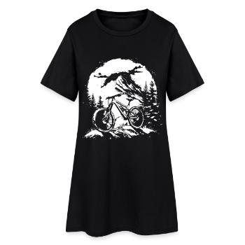 Graphique VTT - Robe T-shirt Femme - noir - Devant