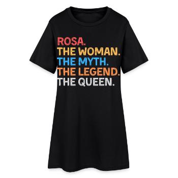 Rosa La Femme Le Mythe La Légende La Reine - Robe T-shirt Femme - noir - Devant