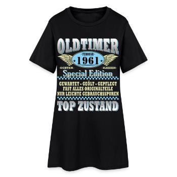 Millésime février Millésime 1961 Homme 65e anniversaire - Robe T-shirt Femme - noir - Devant