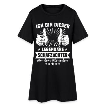 Légende de l’éleveur de moutons - Robe T-shirt Femme - noir - Devant