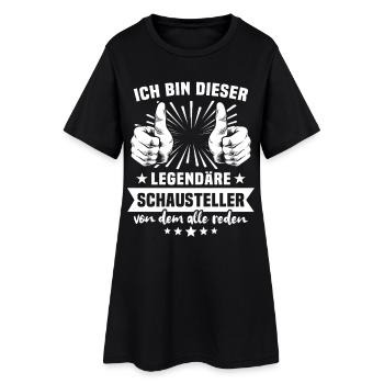Légende du showman - Robe T-shirt Femme - noir - Devant