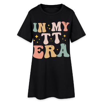 Ma Nouvelle Ère de Super Mamie, tata - Robe T-shirt Femme - noir - Devant