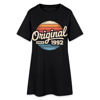Cadeau d’anniversaire vintage 1992 Vintage 1992 - Robe T-shirt Femme - noir - Devant