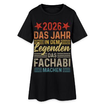 2026 L’année où les légendes obtiennent leur diplôme de fin d’études secondaires - Robe T-shirt Femme - noir - Devant