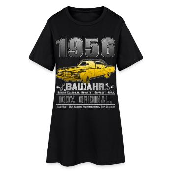 Edition limitée 1956 - Cadeau d’anniversaire 70 - Robe T-shirt Femme - noir - Devant