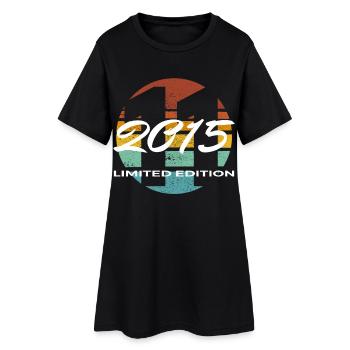 Cadeau garçons et filles pour le 11e anniversaire 2015 - Robe T-shirt Femme - noir - Devant