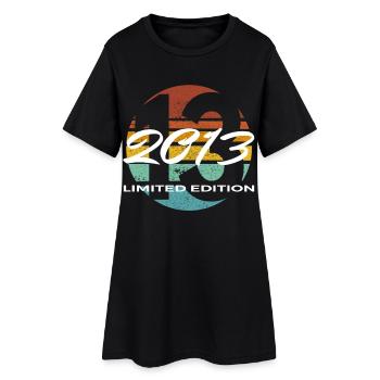 13e anniversaire 2013 cadeau garçons et filles - Robe T-shirt Femme - noir - Devant