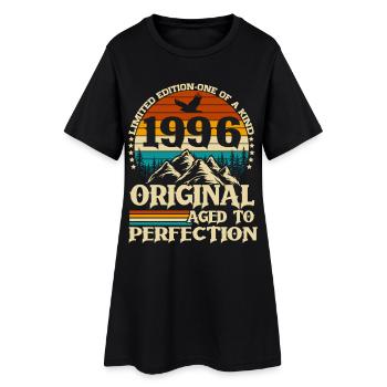 Original 1996 Vintage Retro Birthday Gift - Women’s T-Shirt Dress - black - Front
