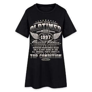 Cadeau d’anniversaire Born Vintage Vintage 1997 - Robe T-shirt Femme - noir - Devant