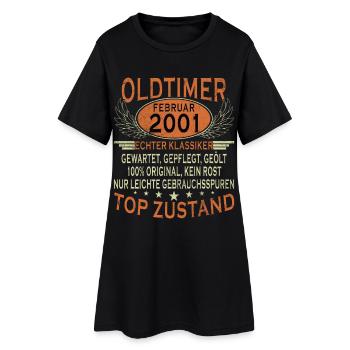 Février 2001 Jubilé février 2001 Février - Robe T-shirt Femme - noir - Devant