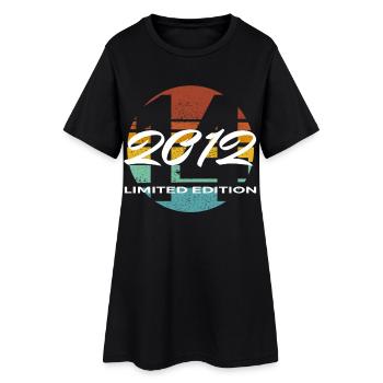 14e anniversaire 2012 cadeau garçons et filles - Robe T-shirt Femme - noir - Devant
