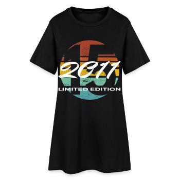15e anniversaire 2011 cadeau garçons et filles - Robe T-shirt Femme - noir - Devant