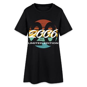 20th Birthday 2006 Gift for Men and Women - Women’s T-Shirt Dress - black - Front