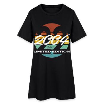 22e anniversaire 2004 cadeau pour hommes et femmes - Robe T-shirt Femme - noir - Devant