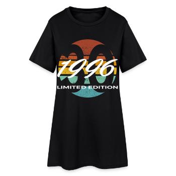 30. Geburtstag 1996 Geschenk für Männer und Frauen - Frauen T-Shirt-Kleid - Schwarz - Vorne