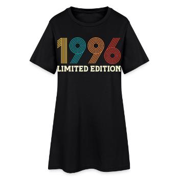 1996 édition Limitée Vintage 30 ans Anniversaire - Robe T-shirt Femme - noir - Devant