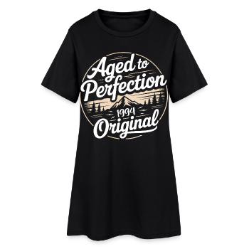 Vintage 1994 Né Rétro Original 1994 - Robe T-shirt Femme - noir - Devant