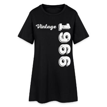 1966 Vintage Retro Geburtstagsgeschenk - Frauen T-Shirt-Kleid - Schwarz - Vorne